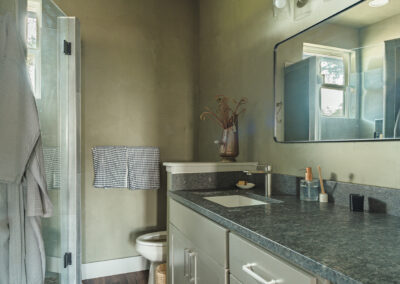 rustic bathroom